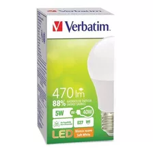 Lampara Verbatim Led#99860 5w 40w Luz/calida Packx12unidades Color De La Luz Blanca