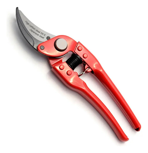 Tijera Podar Ramas Secas Bremen Acero Japones 9 Premium Cod. 6198 Dgm Rojo