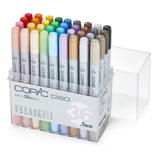 Copic Juego De 36 Colores Ciao Start Color Variado