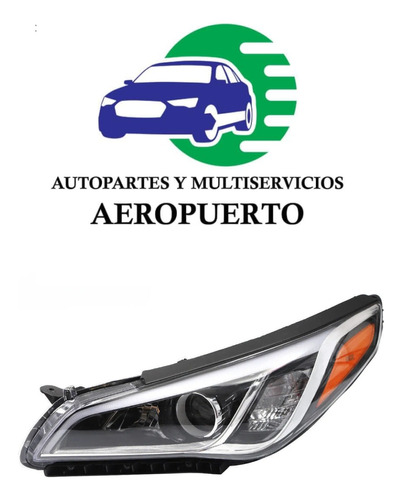 2015-2016-2017 Hyundai Sonata Faro Foco Unidad Nueva Calidad Foto 4