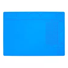 Manta Magnética Antiestática Silicone Azul Para Assistência