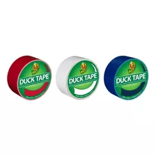 Cinta Adhesiva Duck Brand Color Usa, Paquete De 3 Unidades,