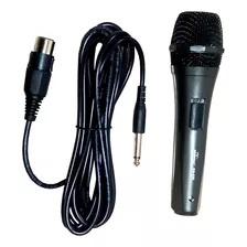 Microfono Sonimax Sm-m401 Alámbrico 3 Metros Karaoke W9