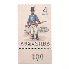 Argentina Variedad Catalogado Gj 1279c Color Gris Desplazado