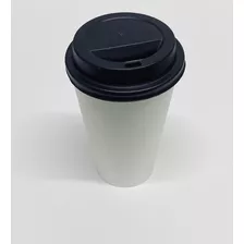 Vaso Polipapel Café 8oz (240cc) + Tapa Con Pico X 100 Unid.