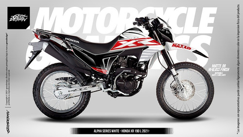 Stickers / Calcas Honda Xr 190 L Geosdesign Foto 3