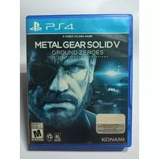 Metal Gear Ground Zeroes Ps4 Midia Fisica