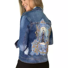 Jaqueta Jeans Karmel Western Nossa Senhora Aparecida