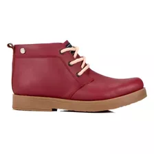 Botas Botitas Mujer Cuero Cordones Clasica Mara Citadina