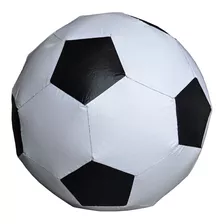 Bolão Inflável Para Futebol De Sabão 1,40m Preto E Branco