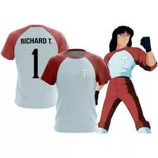 Camiseta Richard Tex Toho Super Campeones Oliver Atom Niupi 