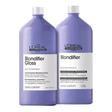 Loreal Pro Blondifier Kit Shampoo Gloss + Condicionador 1,5l