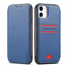 Funda Para Case iPhone Modelos Tipo Piel Cartera Imantado