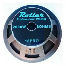 Parlante Woofer 18 Pulgadas 2000w Roller Sub Camp Fundición 