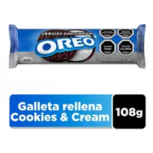 Galletas Oreo® Rellenas Sabor Cookies & Cream 108g
