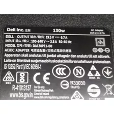 Cargador Dell Original 130w 19.5v 6.7a Model:da130pe1-00