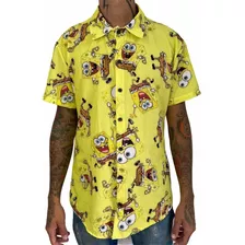 Camisa De Botão Bob Esponja