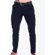 Pantalon Corte Chino Gabardina Chupin Hombre Varios Colores