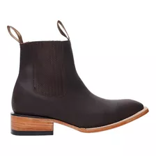 Botin Vaquero Para Hombre Horsag 100% Piel