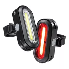 Luces Delanteras Y Traseras Bicicleta, Set De Luz Led B...