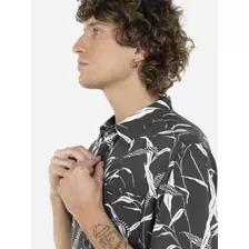 Camisa Viber Visions Sleeve Shirt Hombre Multicolor Volcom