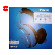 Audifono Bluetooth Ajustable Azul/negro Polaroid Color Negro