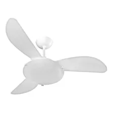 Ventilador De Teto Ventisol Sunny Led Branco Com 3 Pás De Plástico, 960 mm De Diâmetro 220 v