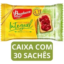 Torrada Integral Bauducco Kit Com 30 Sachês De 15g