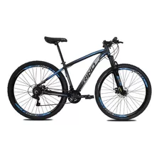 Bicicleta Aro 29 Rino Everest 24v - Freio Hidráulico Cor Preto/azul Tamanho Do Quadro 21