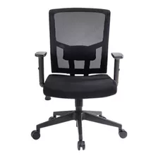 Silla De Escritorio Iseating Caselli Ergonómica Negra Con Tapizado De Mesh