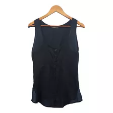 Blusa Semitransparente Con Botones, Kill (revisar Medidas)