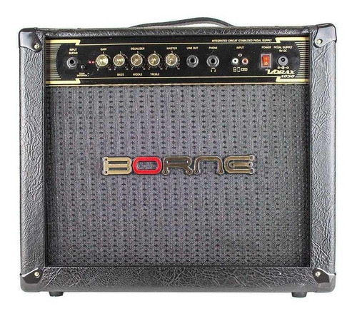 Amplificador Borne Vorax 1050 Para Guitarra De 50w Cor Preto/dourado 110v/220v