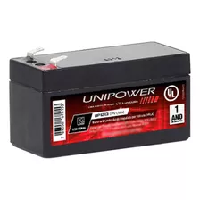 1bateria P/ Rastreador E Relógio De Ponto Unipower 12v 1,3a