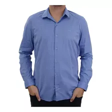 Camisa Masculina Docthos Slim Azul Glacial - 249840