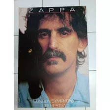 Quadro Antigo Frank Zappa Enorme Sem Moldura Madeira