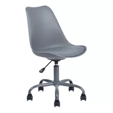 Silla De Escritorio Pp Estilo Nórdico Giratoria Con Cojín