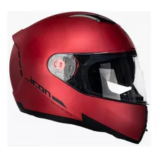 Capacete Moto Peels Icon Classic Cor Red Fosco Com Grafite Tamanho Do Capacete 58