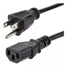 Cable De Corriente Poder Pc Monitor Impresoras Parlantes