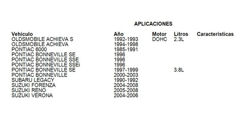 Vlvulas De Control Para Compresor Daewoo Leganza 1999-2002 Foto 4