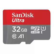 Tarjeta De Memoria Sandisk A1 Micro Sd Card Sdsqunc Ultra Con Adaptador Sd 32gb