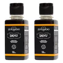 Kit 2x Molho Shoyu Zero Sódio 150ml - Para Hipertensão