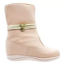 Bota Infantil Feminina Cano Curto Botinha De Menina Inverno