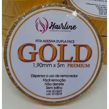 Fita Adesiva Hairline Gold P/ Prótese Capilar 1.90cm X 5m 