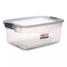 Organizador Caja Plastica Megacol C/trabas 20 Lt Colombraro 