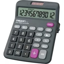 Calculadora De Mesa Truly 833-12 Original 12 Digitos 