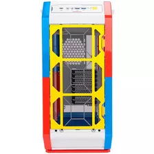 Gabinete Gamer Inwin Airforce Justice E-atx 4 Fan Blanco