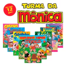 Kit Com 12 Gibis A Turma Da Monica Edições Aleatórias Panini