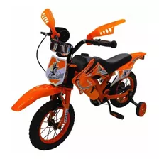 Bicicletas Para Niños Aro 16,modelo Motocross, Ruedas Apoyo