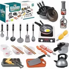 Juguete De Cocina Niños 36 Pzs, Juego De Cocina Para Niñas