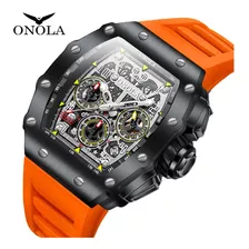 Reloj De Pulsera Mecánico Impermeable Onola Luxury Para Homb